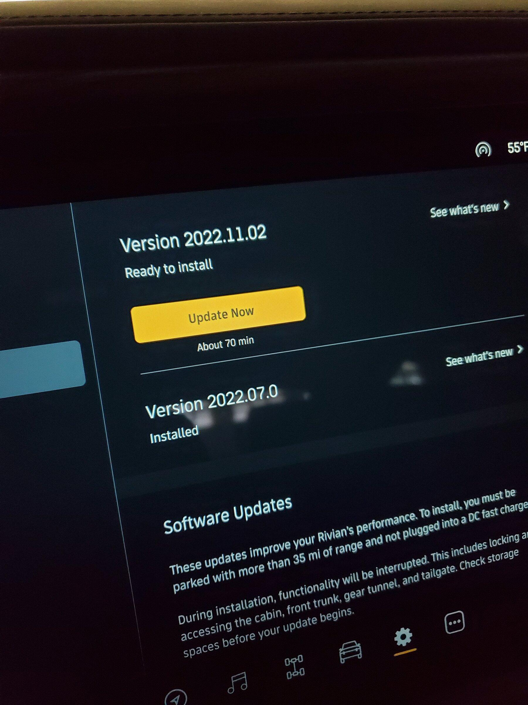 Rivian R1T R1S 2022.11.2 OTA Software Update! 16497172691042513998500945477428