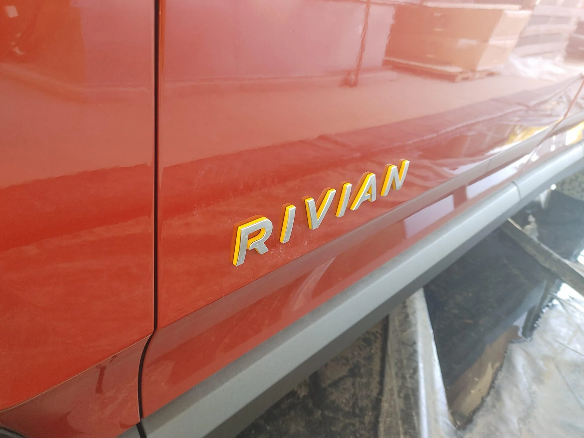 Rivian R1T R1S RED CANYON Rivian Photos Canyon Red Rivian R1T a