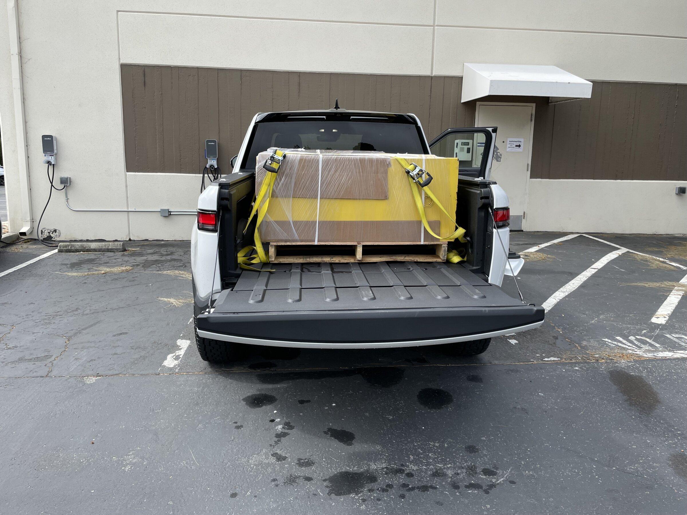 Rivian R1T R1S Putting the Truck to work flammable_cab_r1t