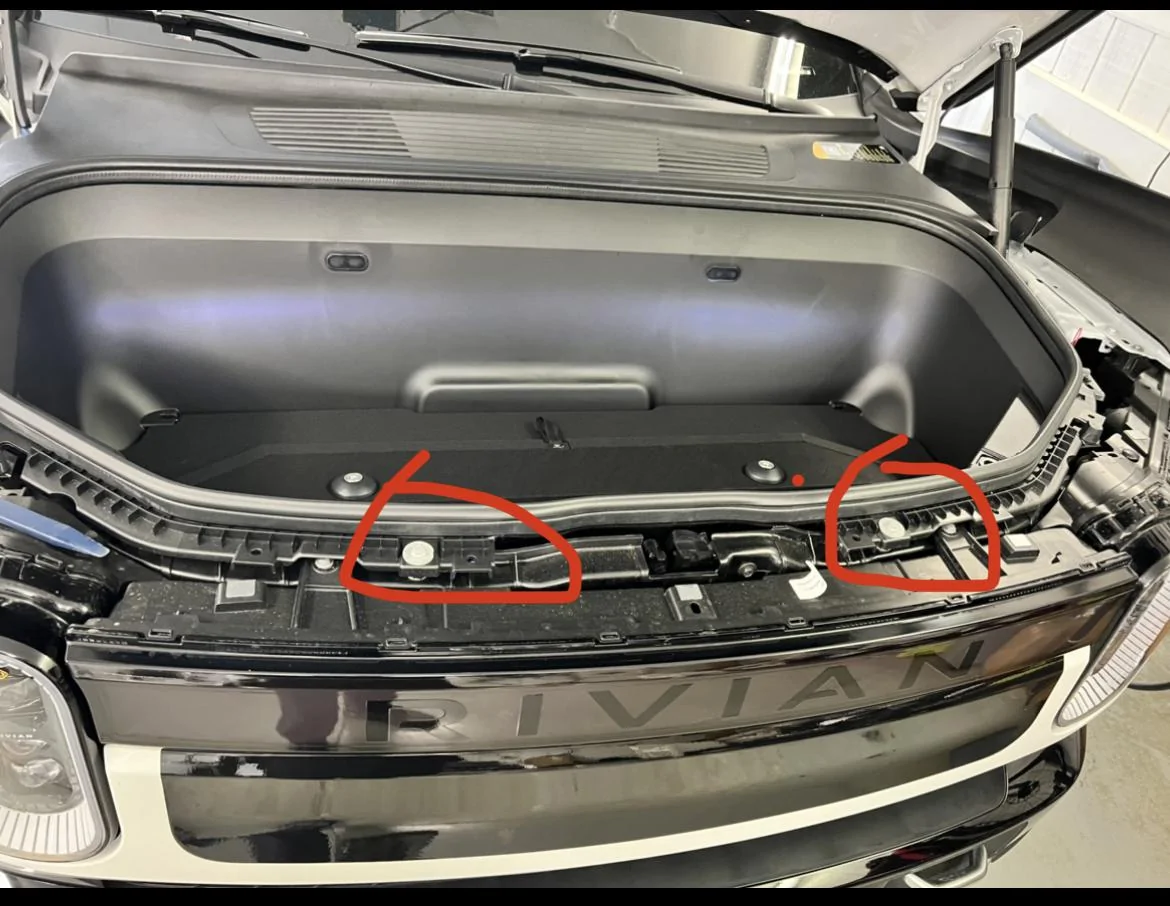 Rivian R1T R1S Removal of frunk tub (front trunk): DIY how-to & pics IMG_81C54A66ED36-1