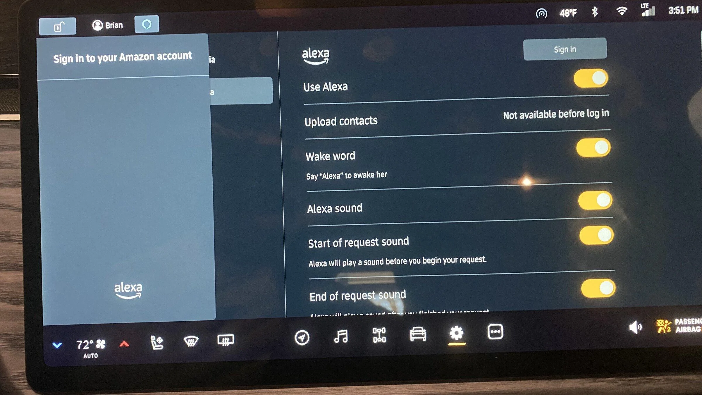 Rivian R1T R1S Alexa won't let me login IMG_2697