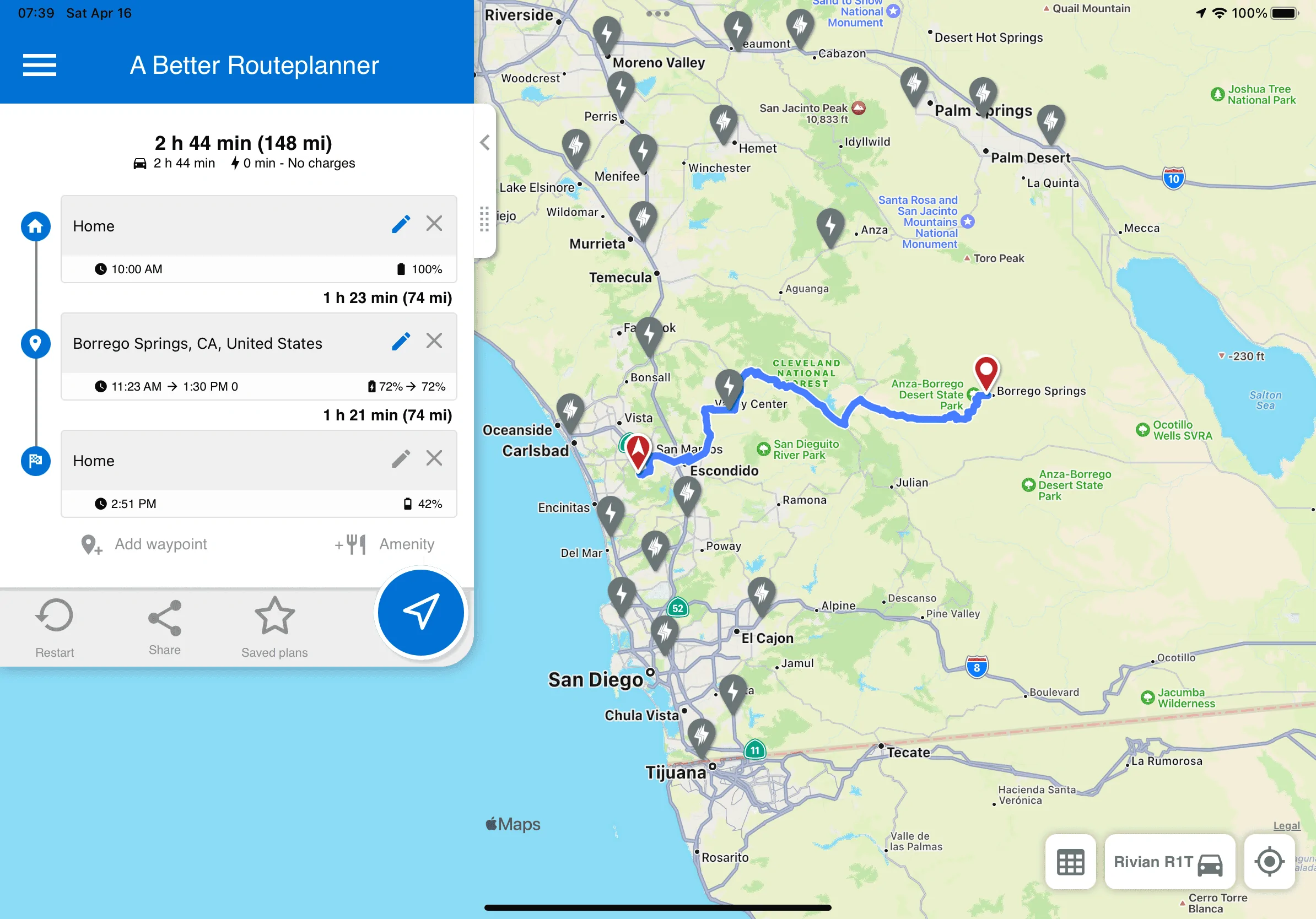 Rivian R1T R1S Encinitas to Borrego Springs and back - A Mini Trip Report ECF7054C-E161-4A29-8CF0-794F43388988