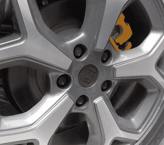 Rivian R1T R1S Removing 21" wheel aero covers + 3d printed hub cap = clean, easy Screen Shot 2022-04-18 at 2.32.50 PM