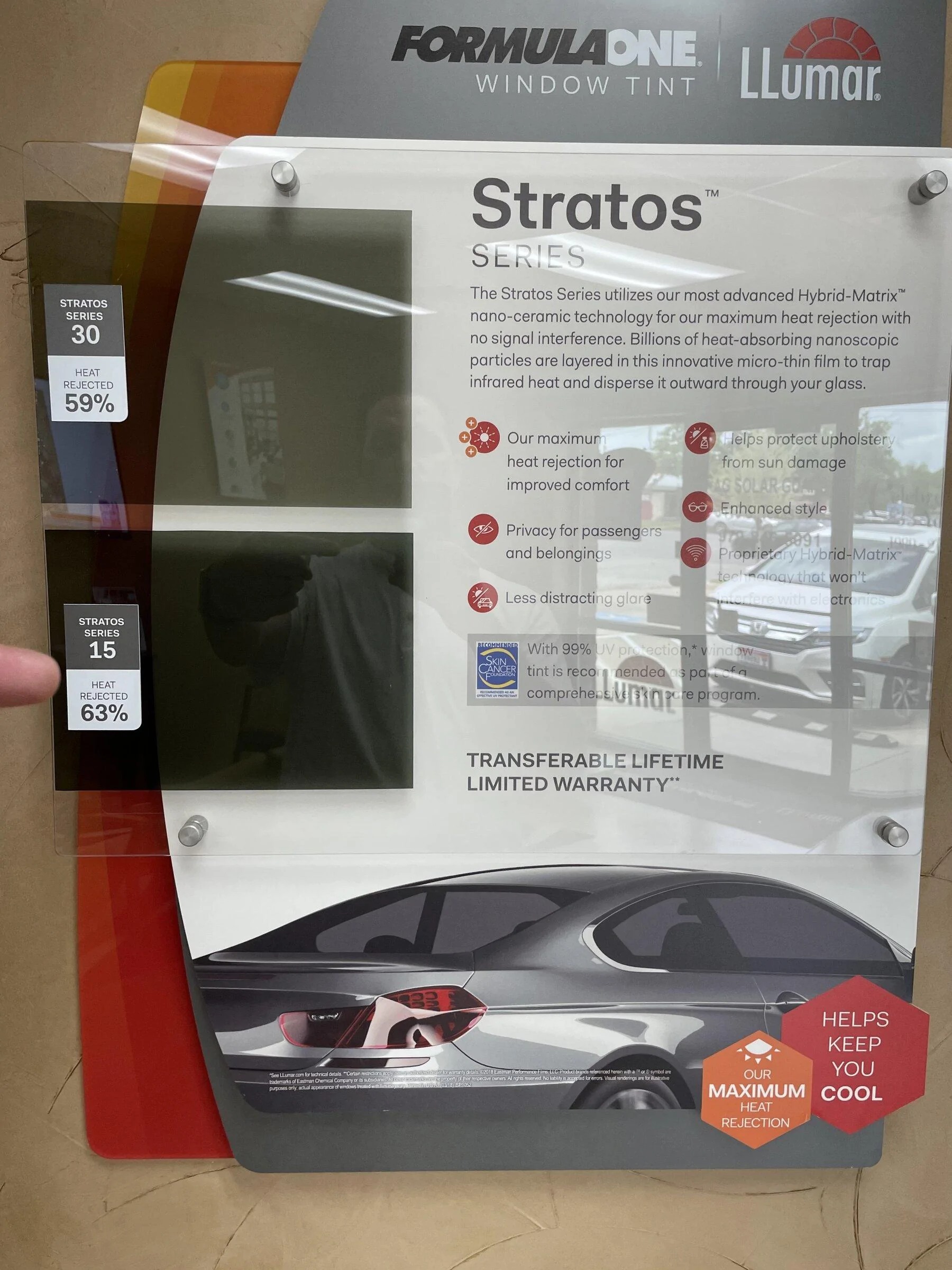Rivian R1T R1S Glass roof UV reduction efficiency measured (@ First Mile Dallas) B2994953-1D54-4A33-BB98-3C589C0867BE