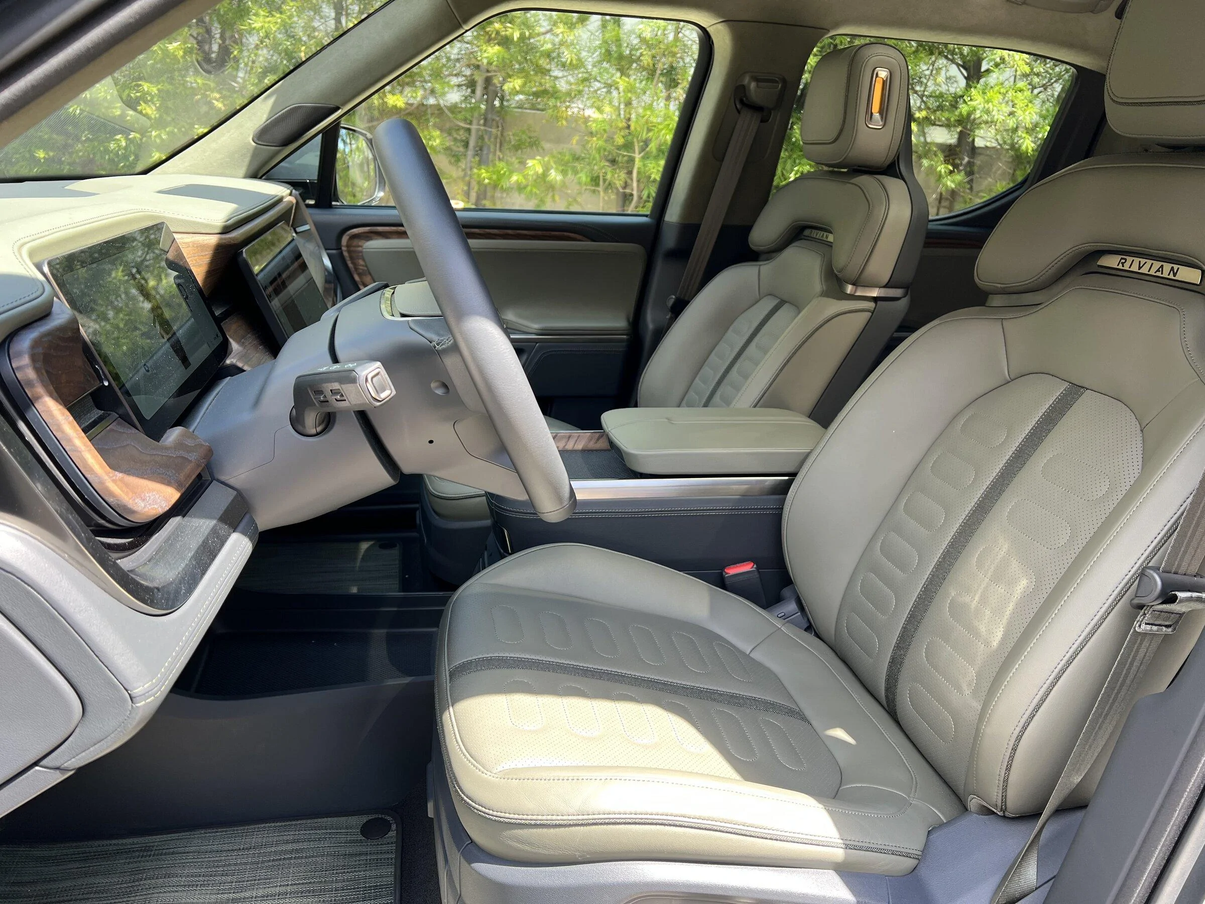 Rivian R1T R1S Forest Edge interior + other photos from Rivian Venice Hub IMG_1983