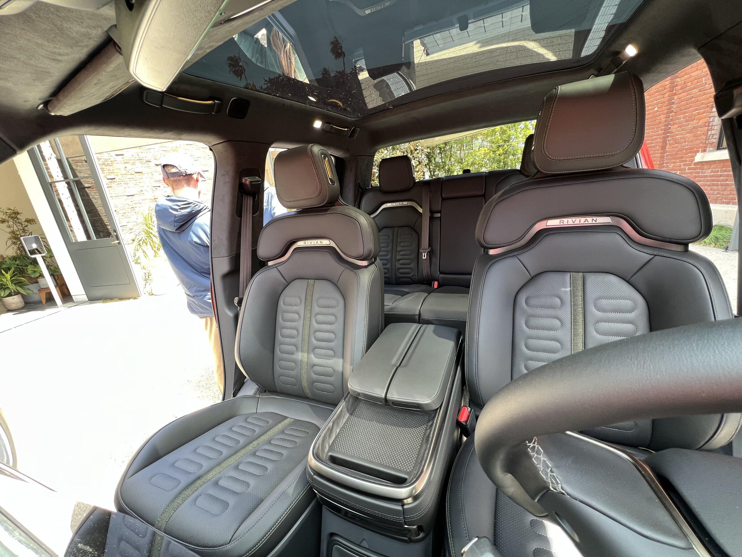 Rivian R1T R1S Forest Edge interior + other photos from Rivian Venice Hub IMG_1995