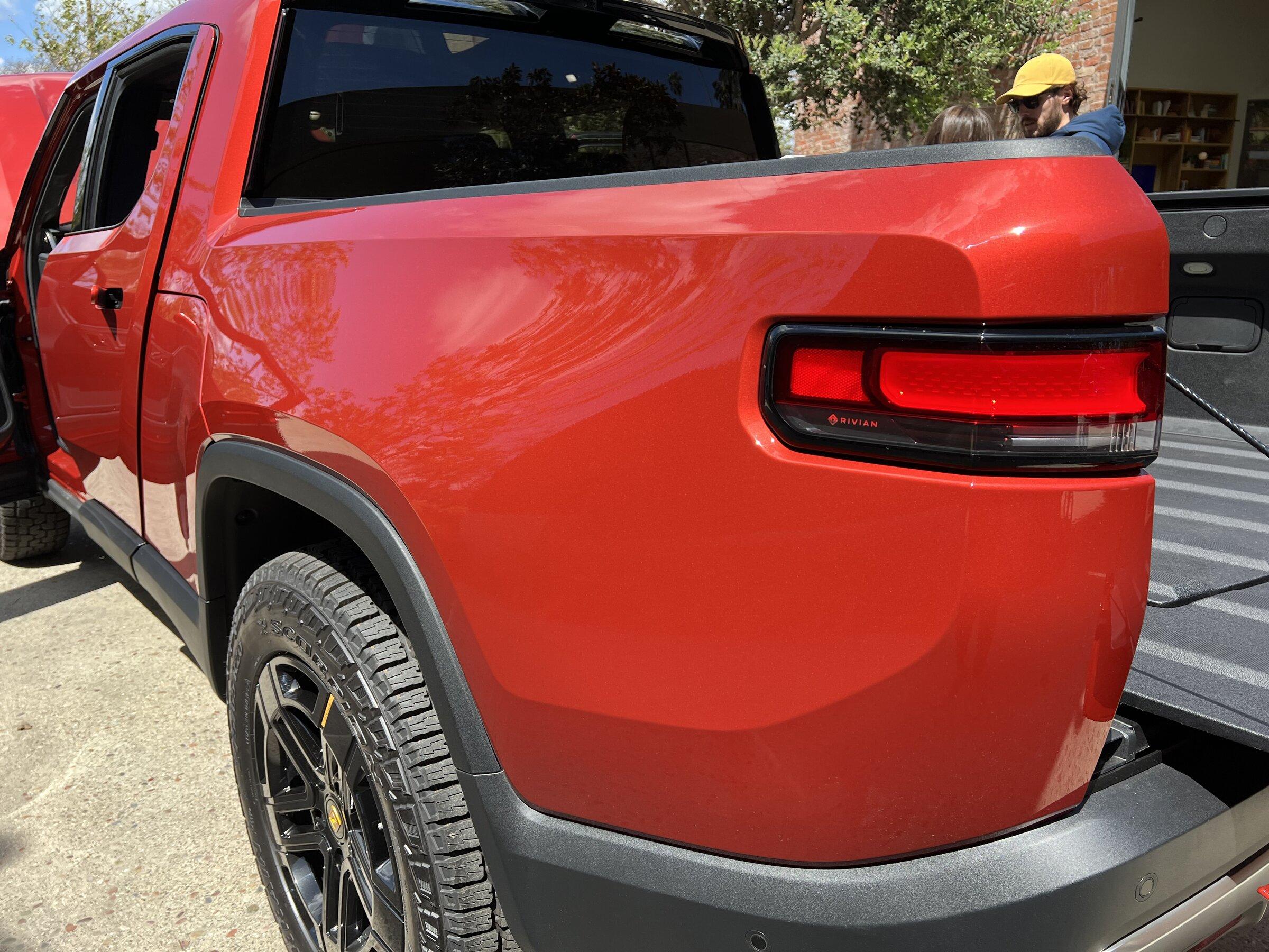 Rivian R1T R1S Forest Edge interior + other photos from Rivian Venice Hub IMG_1998