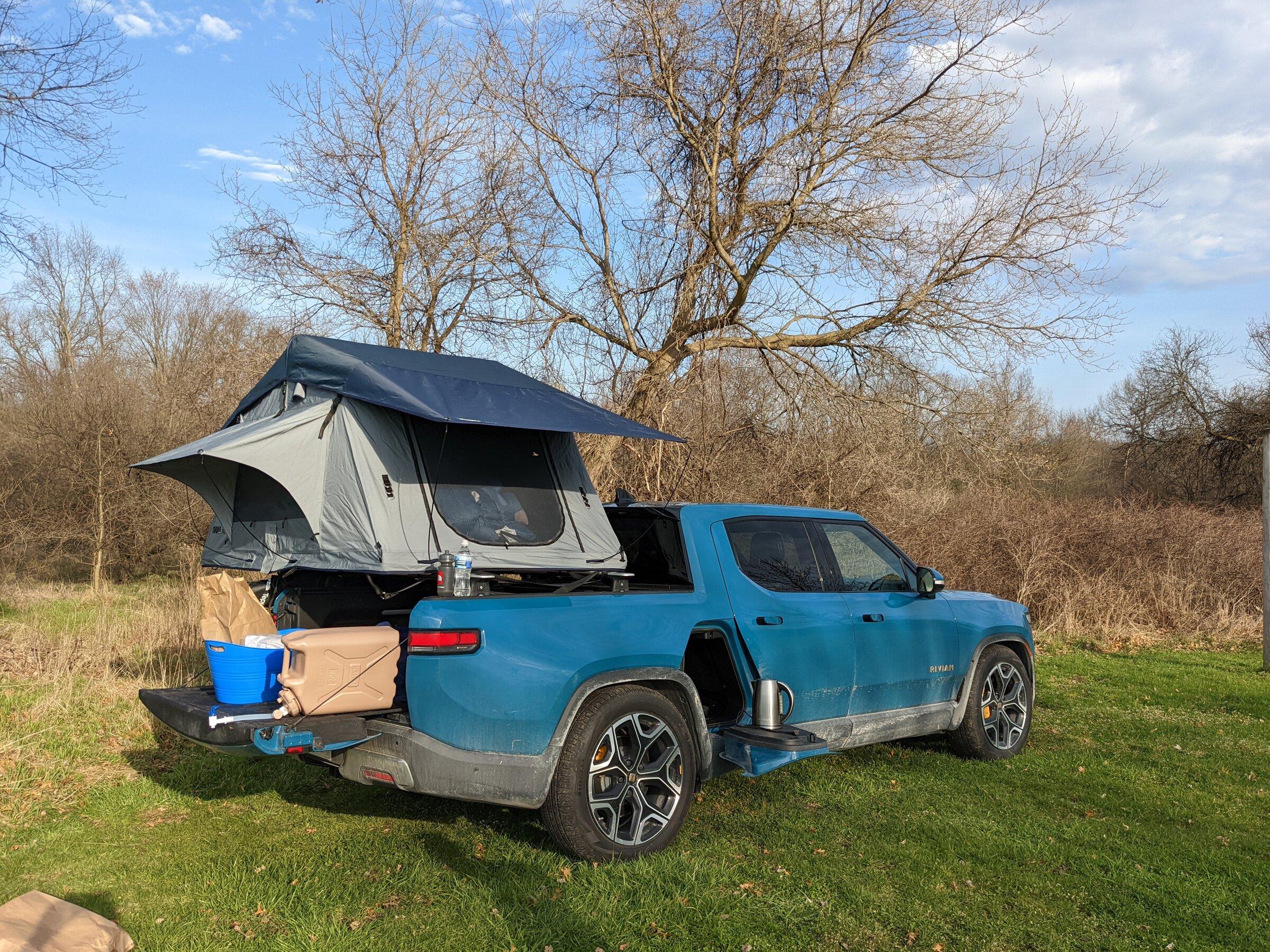Rivian R1T R1S Non-Rivian rooftop tents PXL_20220423_223105306