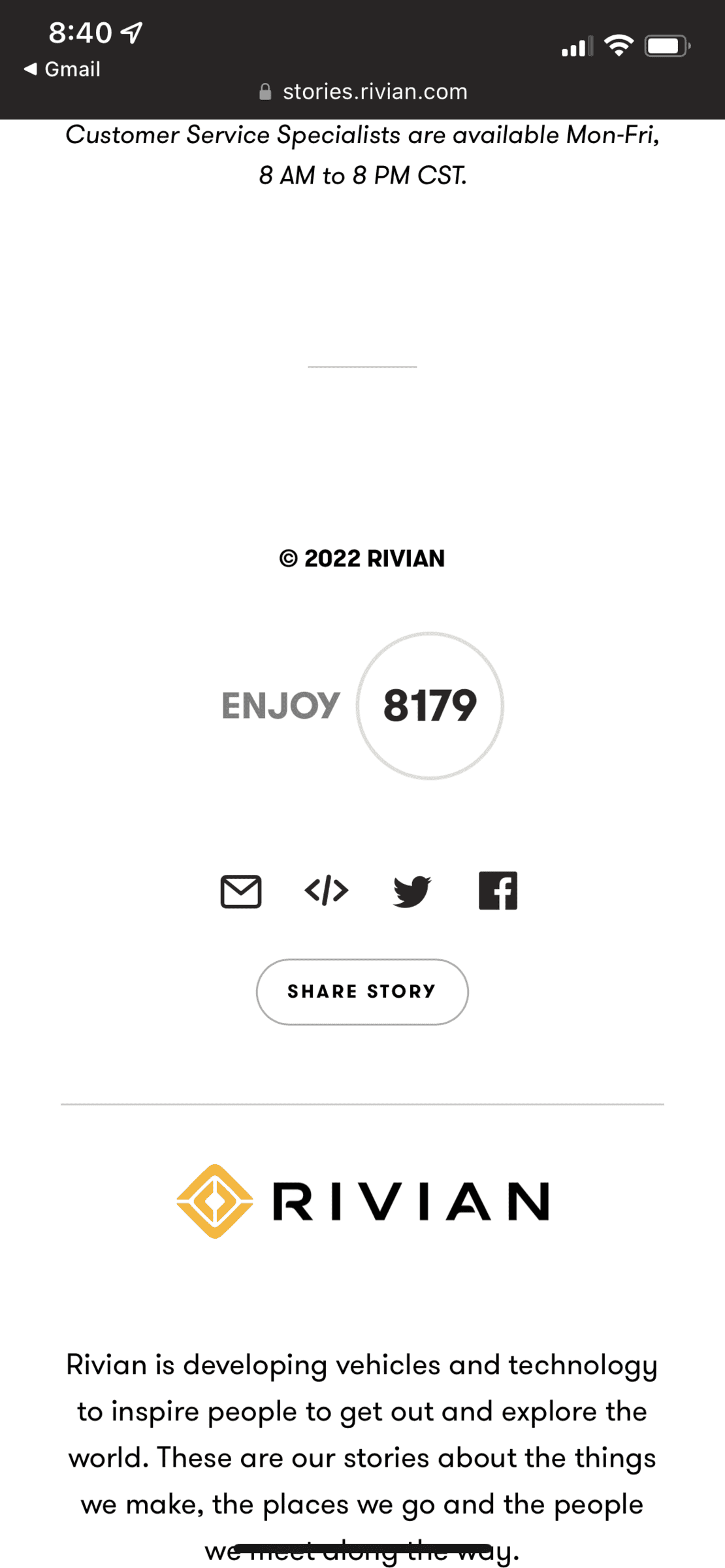 Rivian R1T R1S Is this my reservation number ? 82F344FD-9B0E-4DAB-A4AC-787DBA8724F5