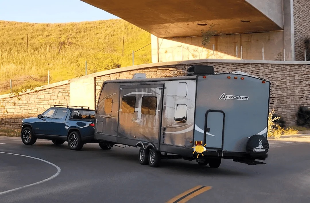Rivian R1T R1S R1T Towing Experience: 7000 lbs Trailer 1650905698496