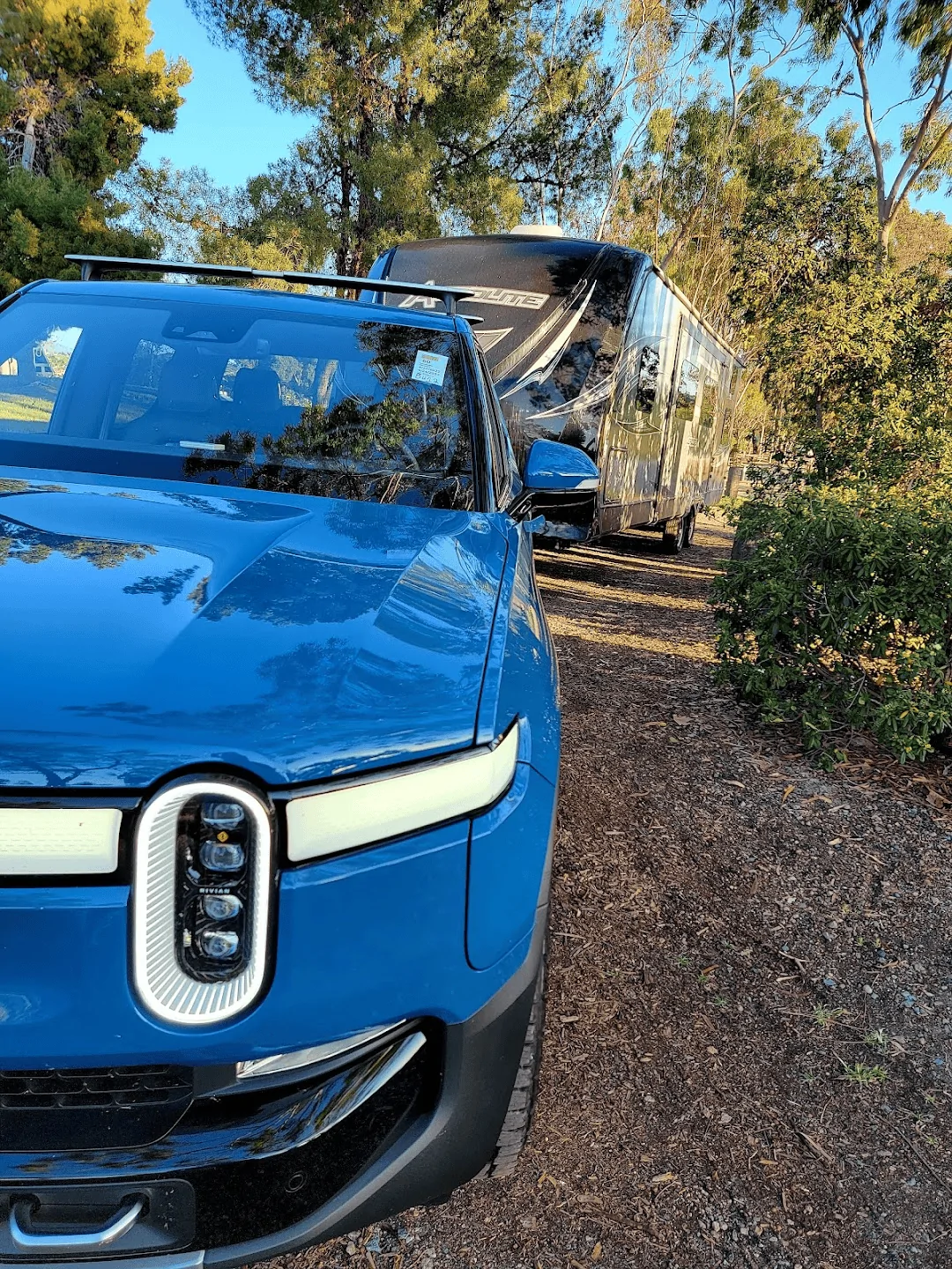 Rivian R1T R1S R1T Towing Experience: 7000 lbs Trailer 1650905722306