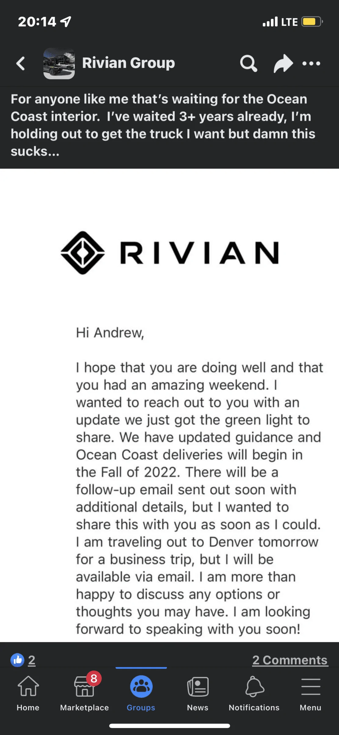 Rivian R1T R1S Adventure R1T delivery E3526AFD-3B1A-4664-BAAF-313C49809FAB