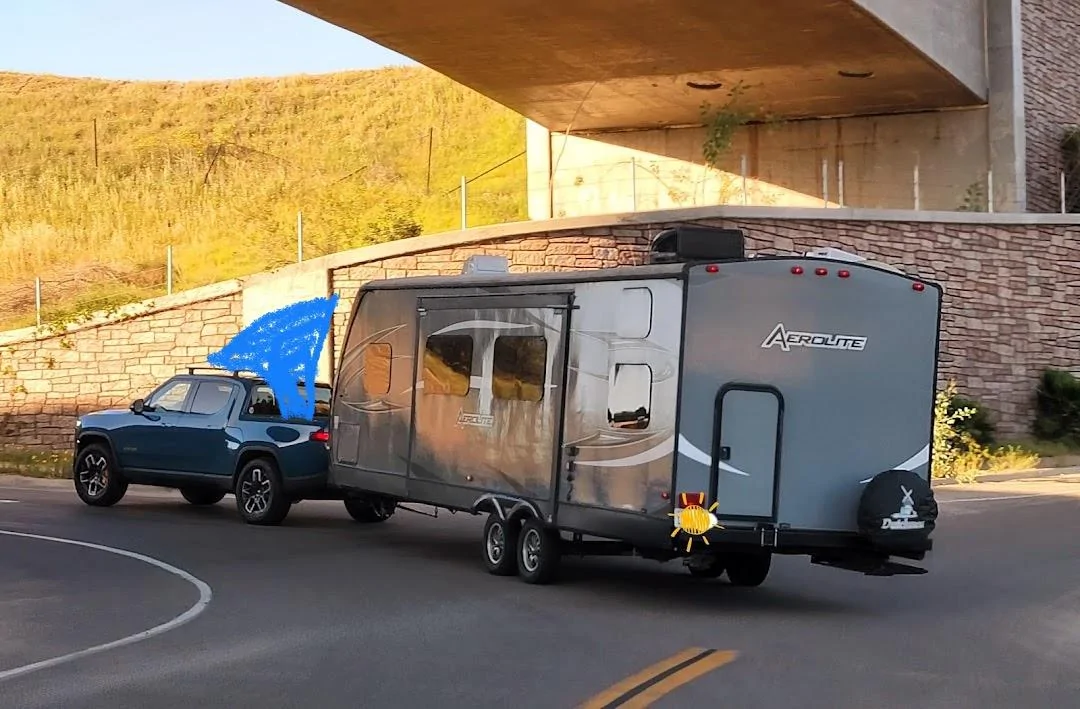 Rivian R1T R1S R1T Towing Experience: 7000 lbs Trailer DDD38A3F-6CE9-498A-B29B-63BAFA2BEBD8