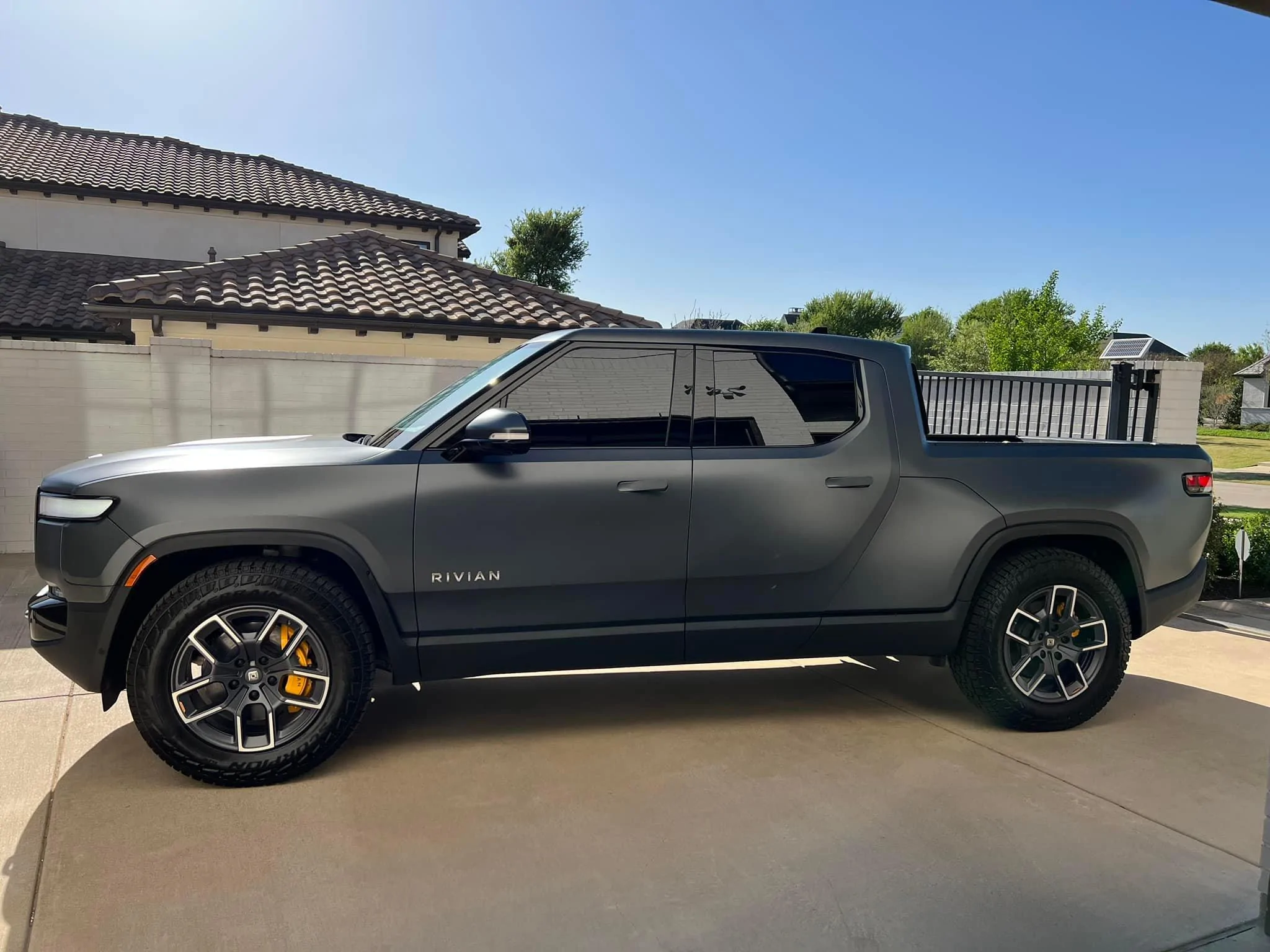 Rivian R1T R1S El Cap Granite R1T in Satin XPEL PPF Wrap El Cap Satin XPEL Wrapped Pics 7
