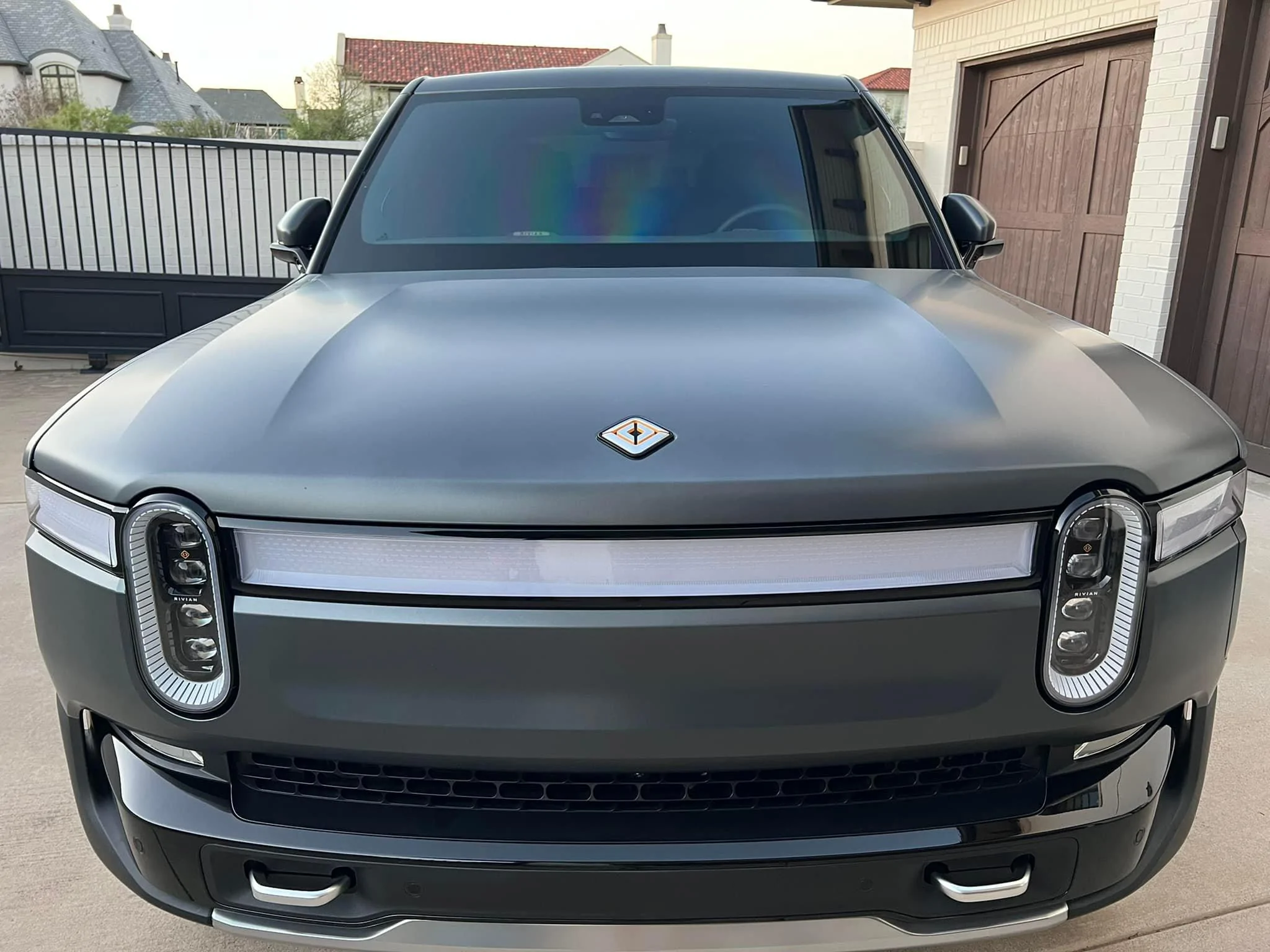 Rivian R1T R1S El Cap Granite R1T in Satin XPEL PPF Wrap El Cap Satin XPEL Wrapped Pics 2