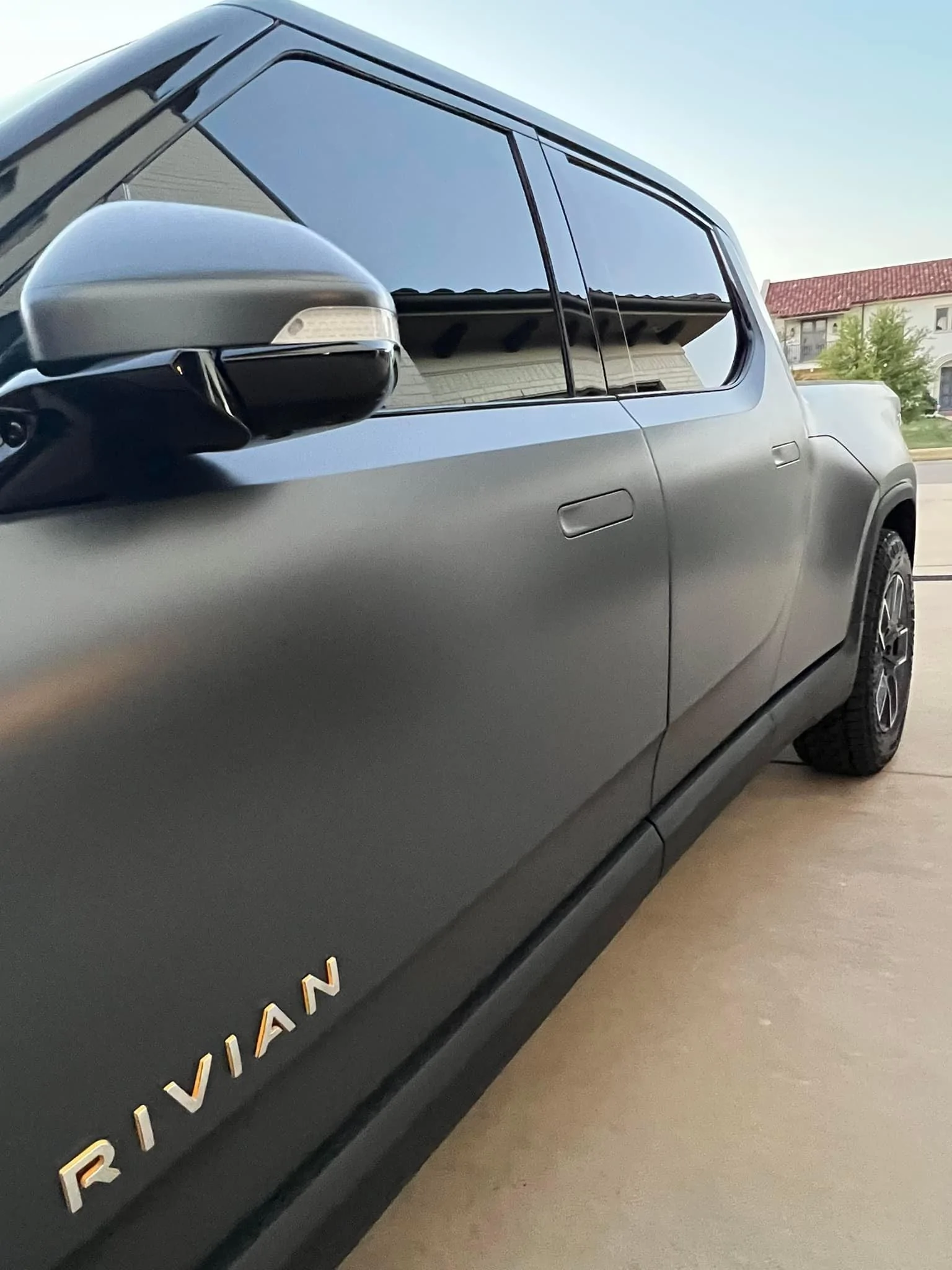 Rivian R1T R1S El Cap Granite R1T in Satin XPEL PPF Wrap El Cap Satin XPEL Wrapped Pics 4