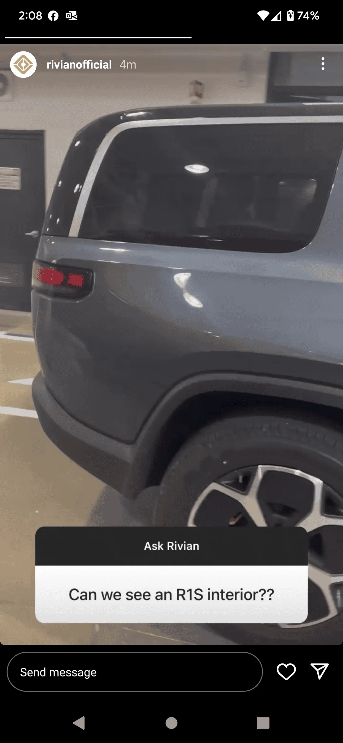 Rivian R1T R1S rivian official Instagram Q&A Screenshot_20220427-140800