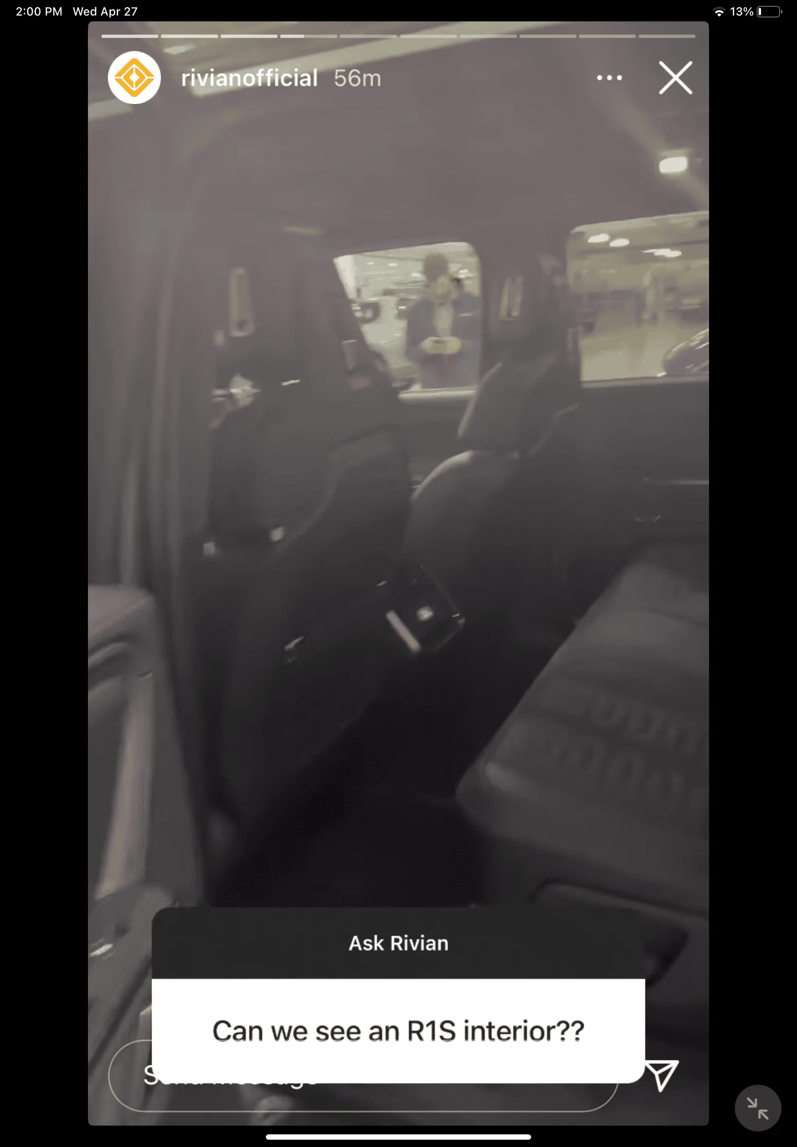 Rivian R1T R1S rivian official Instagram Q&A 07DEF49E-9004-4745-B7CB-4590EE66851E