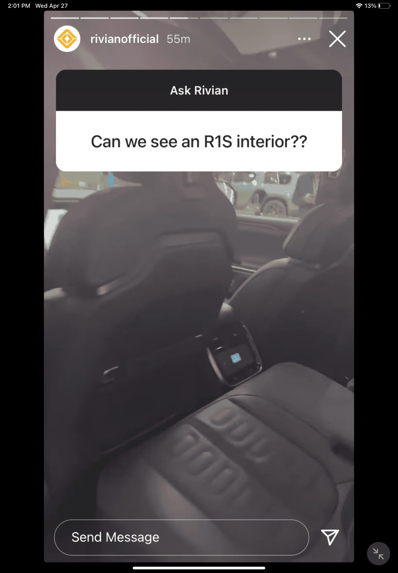 Rivian R1T R1S rivian official Instagram Q&A 72C12554-FDD0-46BB-89CB-6F35632BB10E