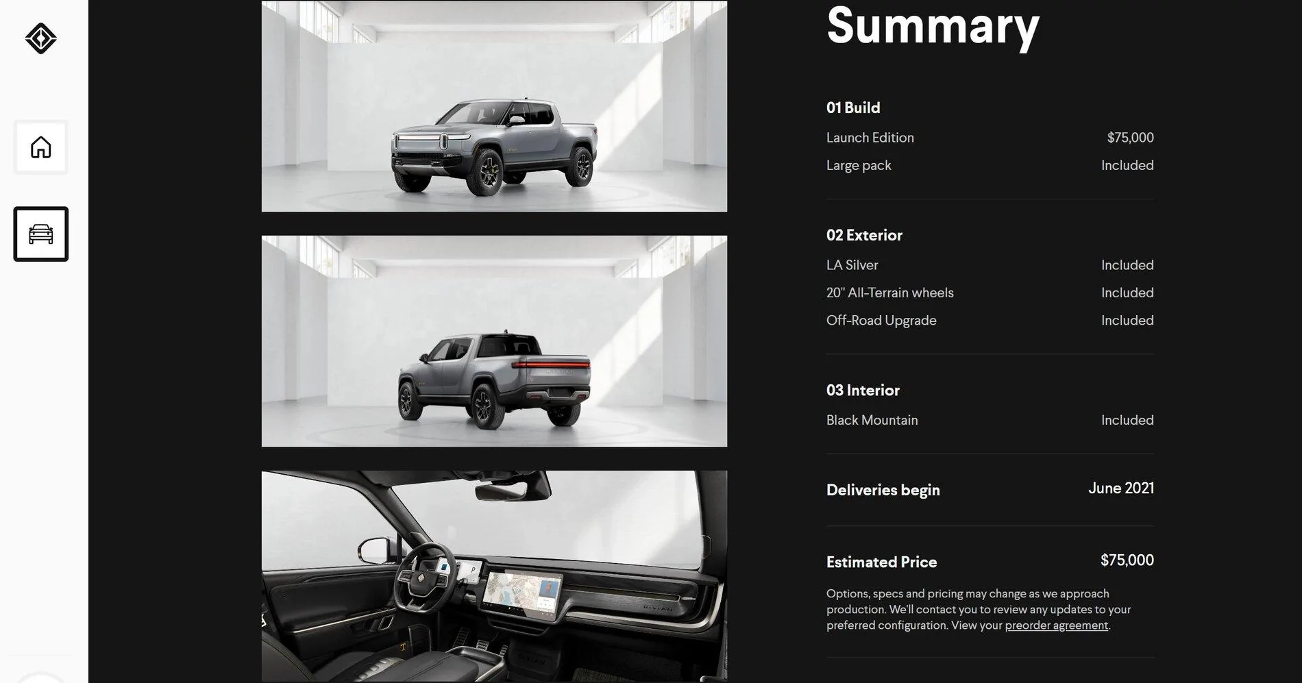 Rivian R1T R1S Rivian Configurator is Up For Reservation Holders! Share Your Build / Configuration Inside Buildpic