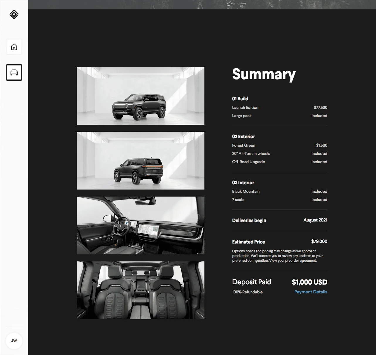 Rivian R1T R1S Rivian Configurator is Up For Reservation Holders! Share Your Build / Configuration Inside 1605556840339