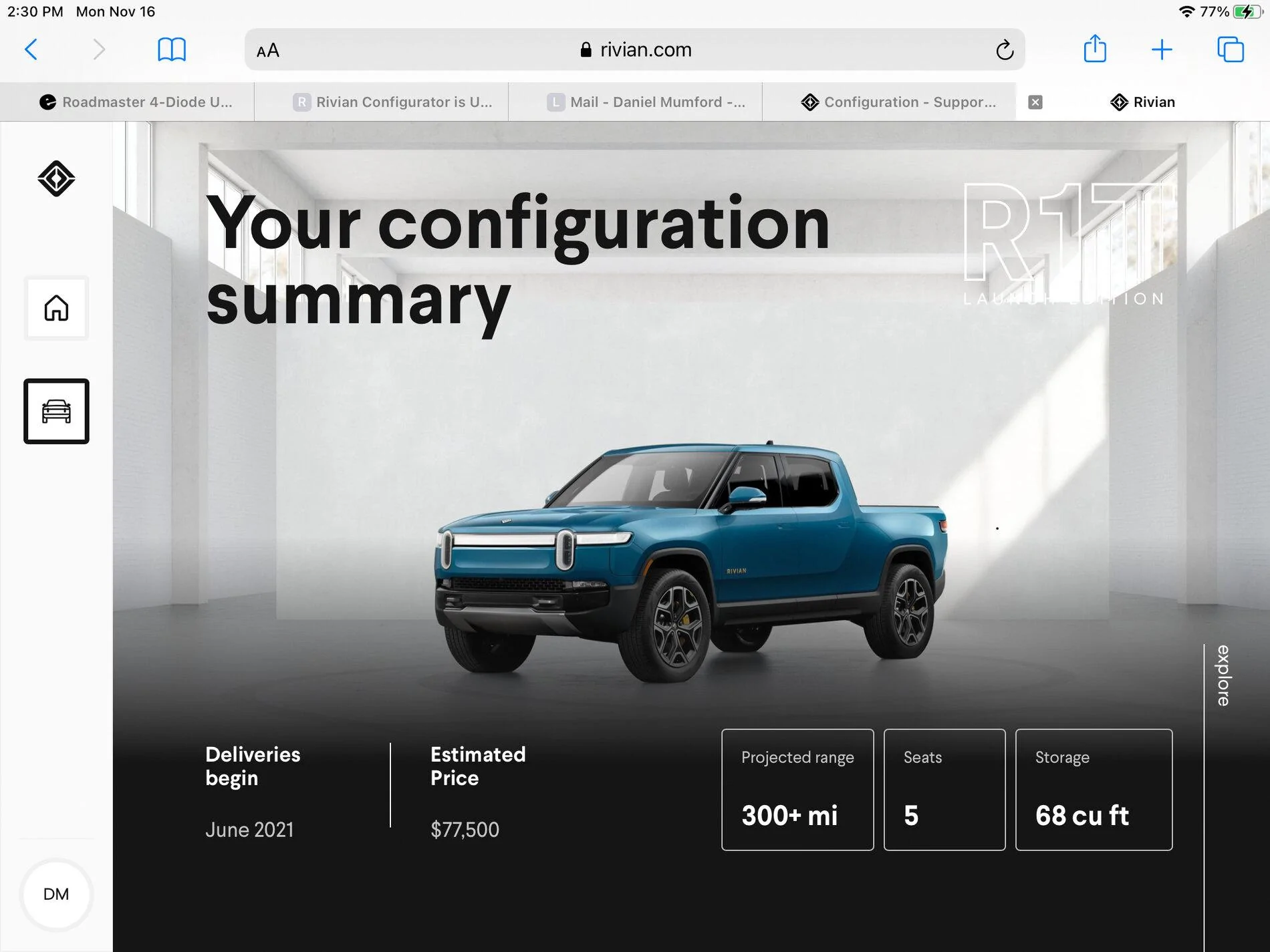 Rivian R1T R1S Rivian Configurator is Up For Reservation Holders! Share Your Build / Configuration Inside 07BBF442-577B-47A6-98FA-6EA5EB0652F2
