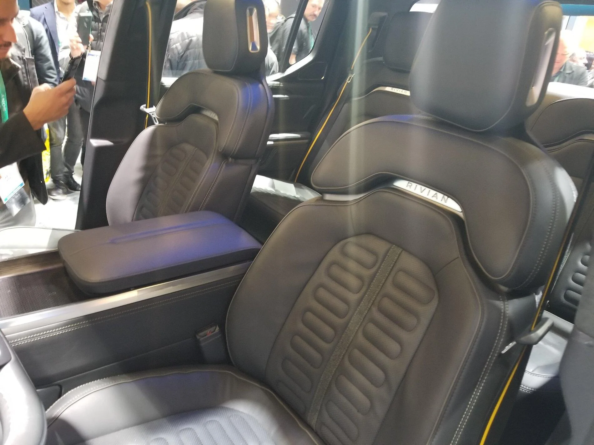 Rivian R1T R1S Compass Yellow Interior Accents IMG_20200109_144610_01