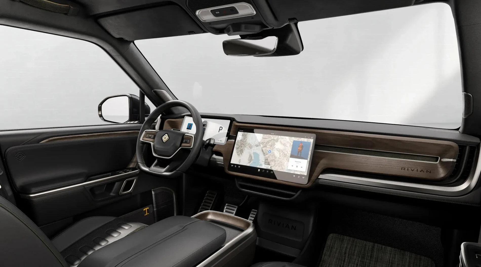 Rivian R1T R1S Do you think you'll be able to buy the wood trim separately? Black_with_Forest_Wood