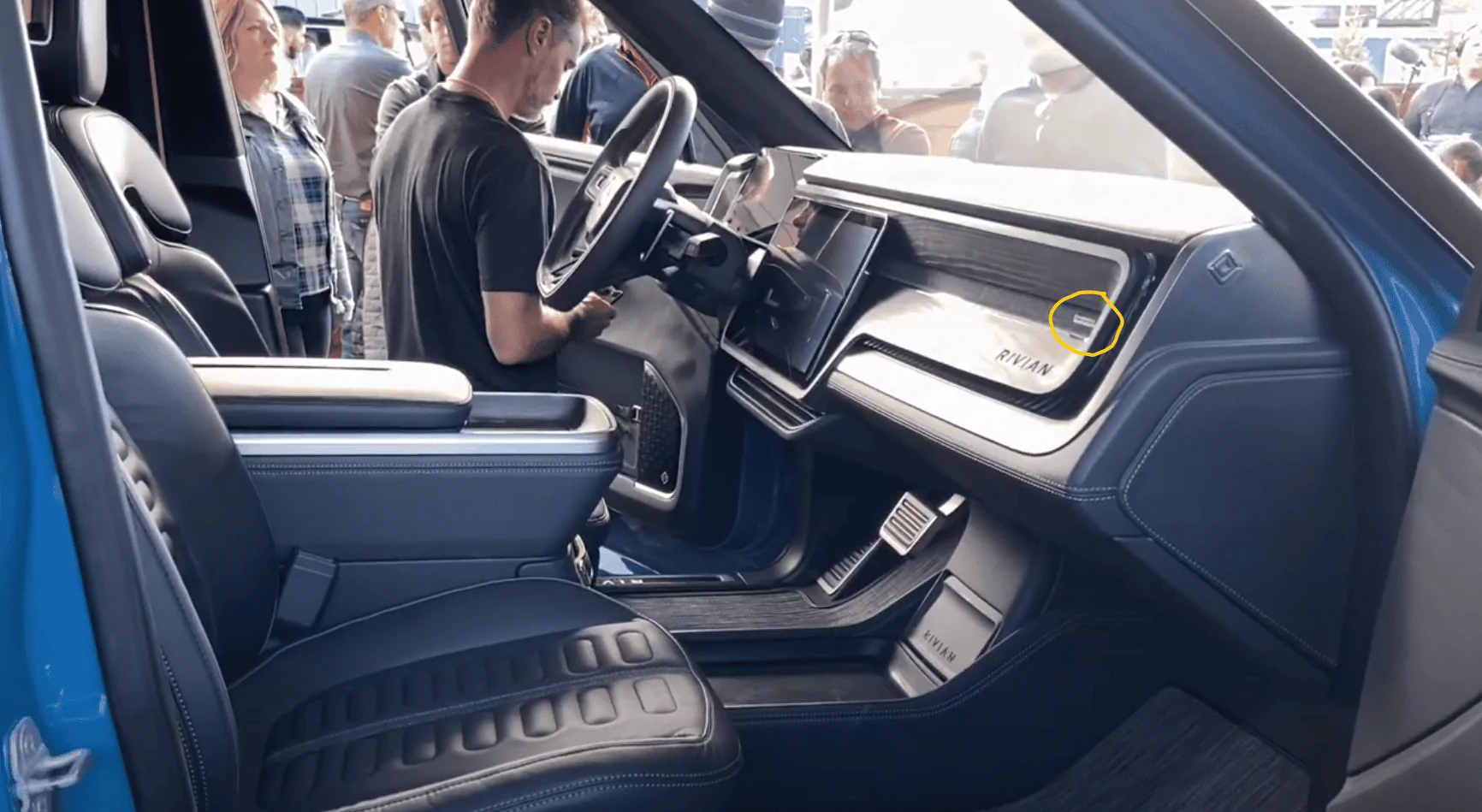 Rivian R1T R1S Launch Edition Interior Badges dash