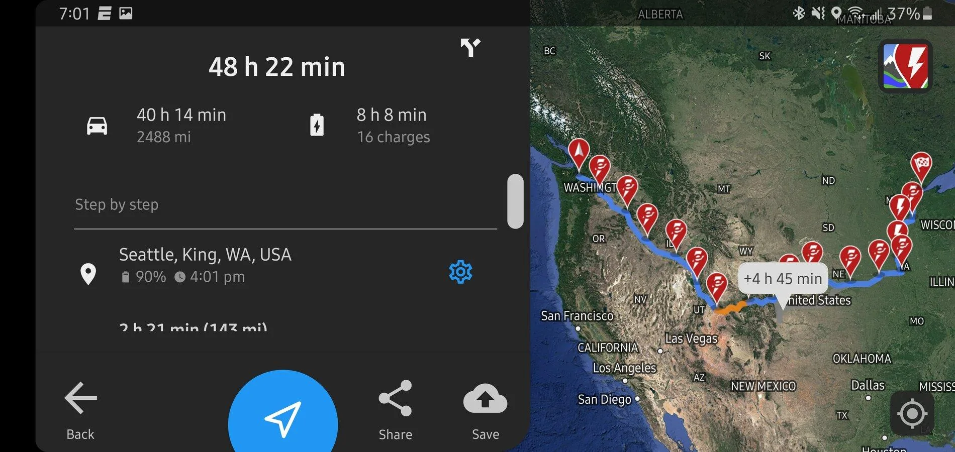 Rivian R1T R1S Start Planning Your Rivian Trips with A Better Trip Planner (ABTP) --FUN!! Screenshot_20201124-190126_ABRP