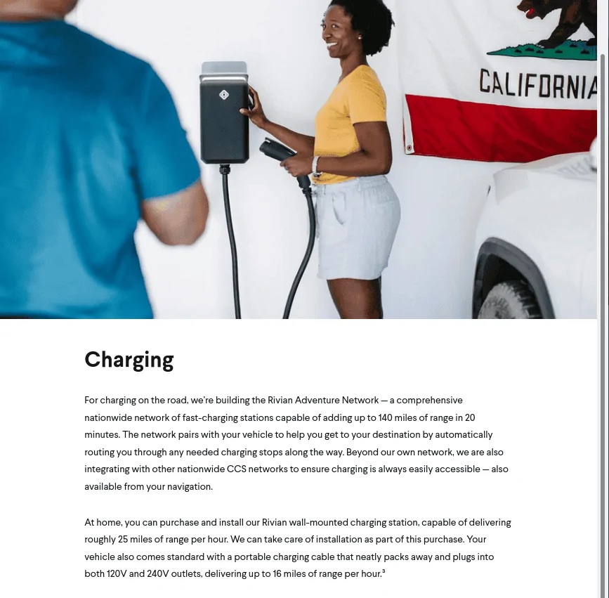 Rivian R1T R1S Will Rivian offer a home charging system? riv_evs