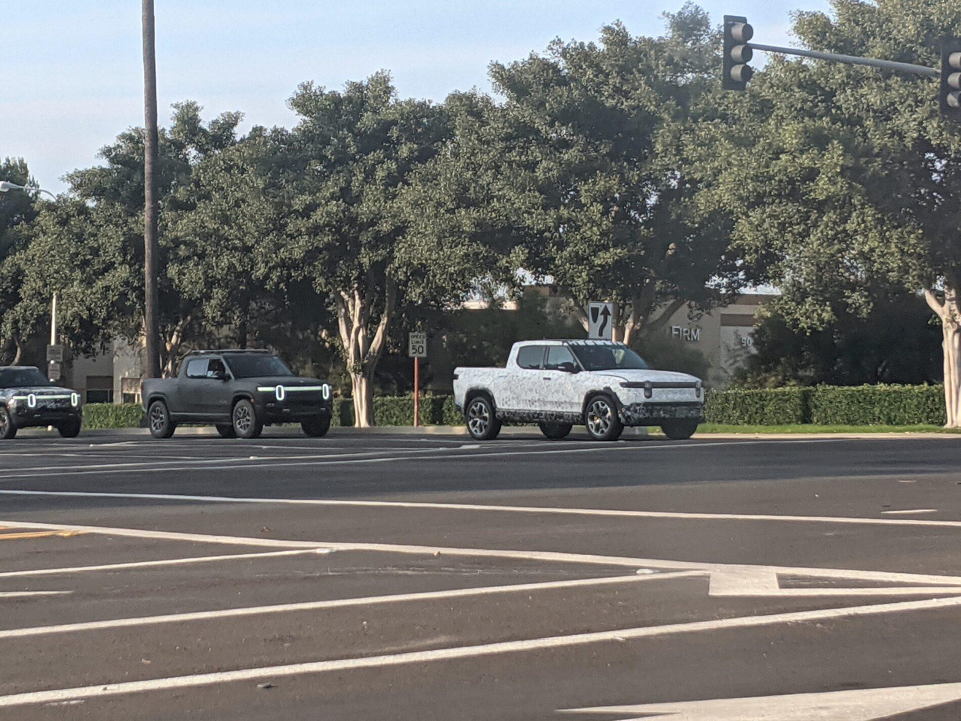 Rivian R1T R1S Amazon Van prototype spotted with R1T testing in Irvine, California (pics) PXL_20201212_230620148