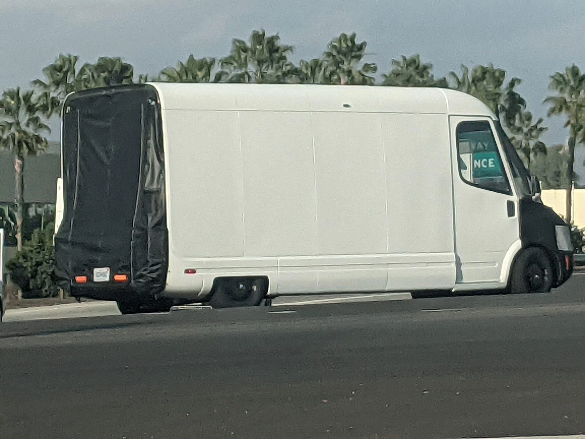 Rivian R1T R1S Amazon Van prototype spotted with R1T testing in Irvine, California (pics) PXL_20201212_230634892