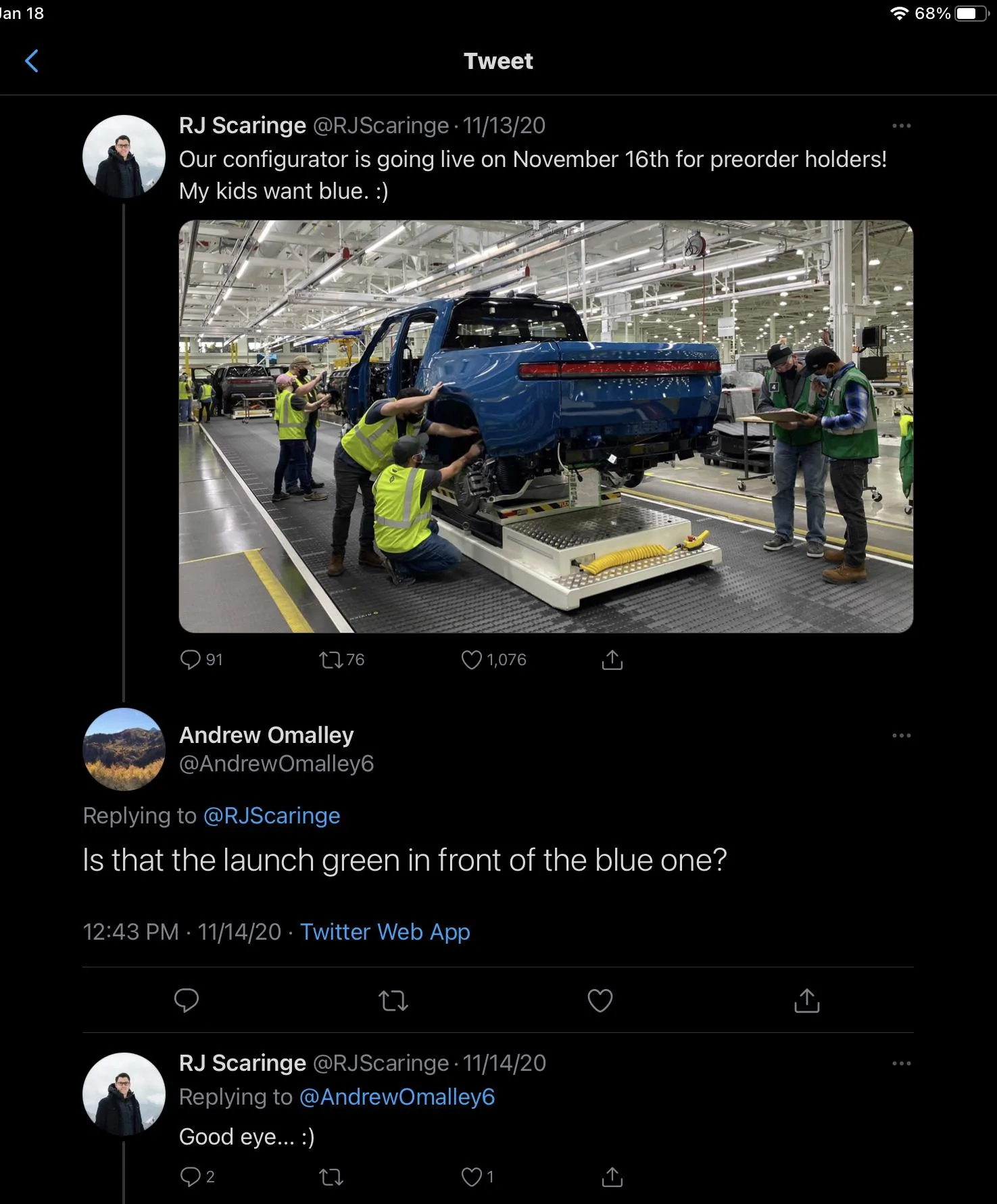 Rivian R1T R1S R1T validation prototype model spotted D69B1887-1005-4E79-A76C-20F921CCDE91