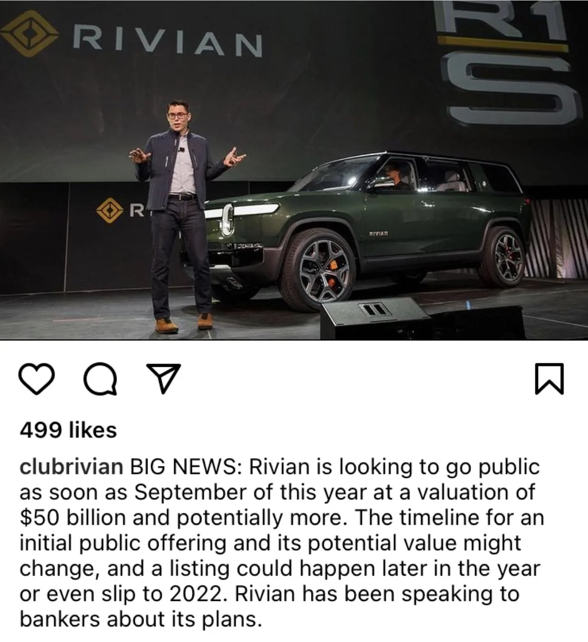 Rivian R1T R1S Report: Rivian Aims for IPO This Year E58535EE-FC94-4247-BAC8-7B62450AEF0D