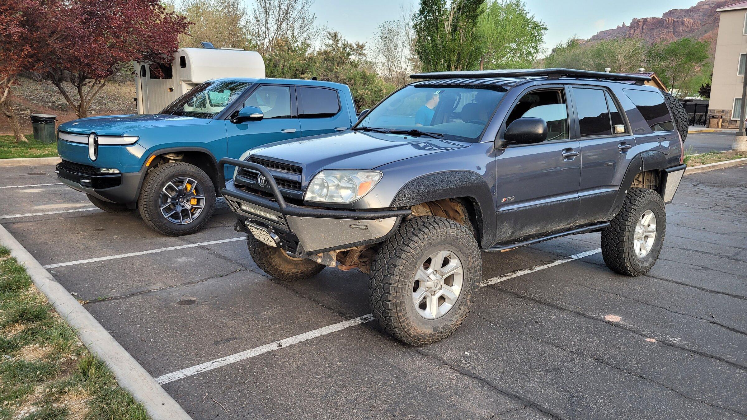 Rivian R1T R1S PNW to SW R1T Road Trip (Portland, Boise, SLC, Moab, Flagstaff, SF, Portland) 20220428_194314