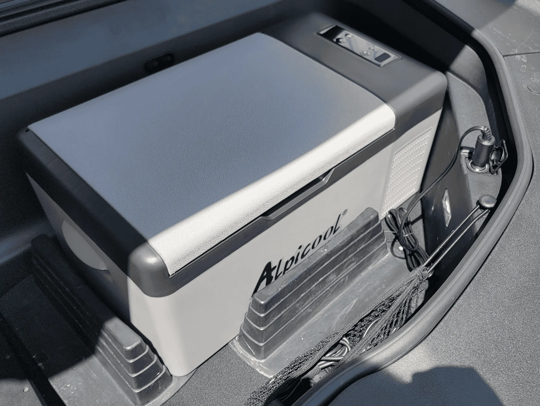 Rivian R1T R1S Electric Cooler that fits nicely in the R1T frunk 1651526901307