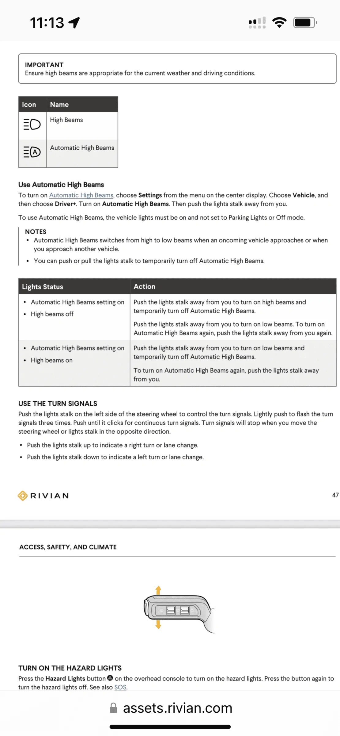 Rivian R1T R1S Do You Have Auto High Beams? 78A69A6F-3F5E-4085-AD1E-6B3AEAA26D4B