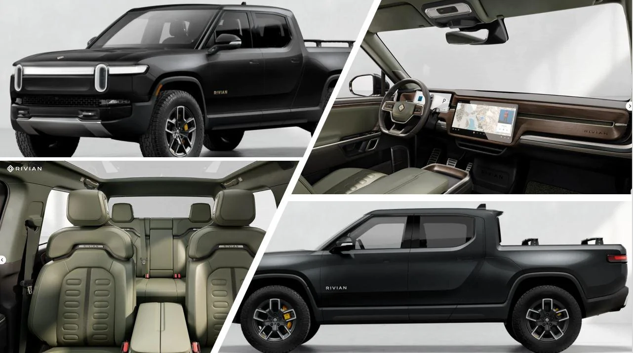 Rivian R1T R1S FOREST GREEN R1T Photos Midnight-ForestEdg