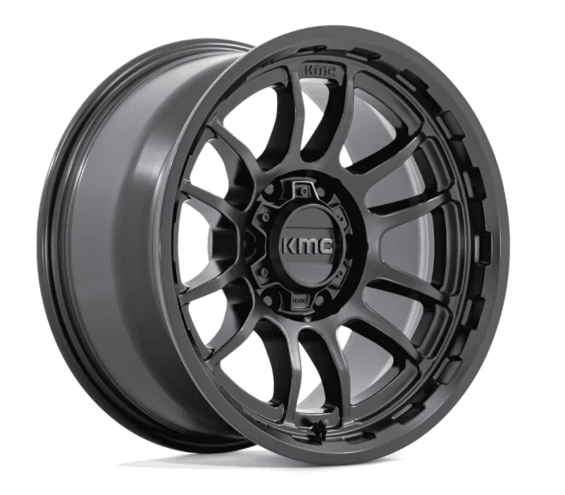 Rivian R1T R1S R1T 20" AT Wheel Weight, Specs, Offset, Bolt Pattern, Construction KMC Wrath View 1