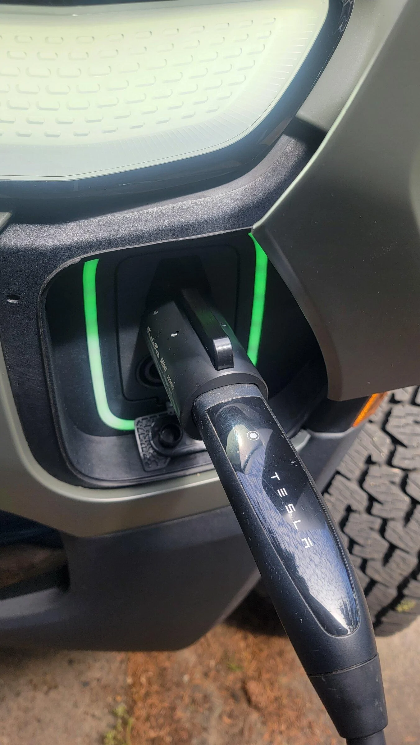 Rivian R1T R1S Consensus on Tesla adapter? 20220504_141019