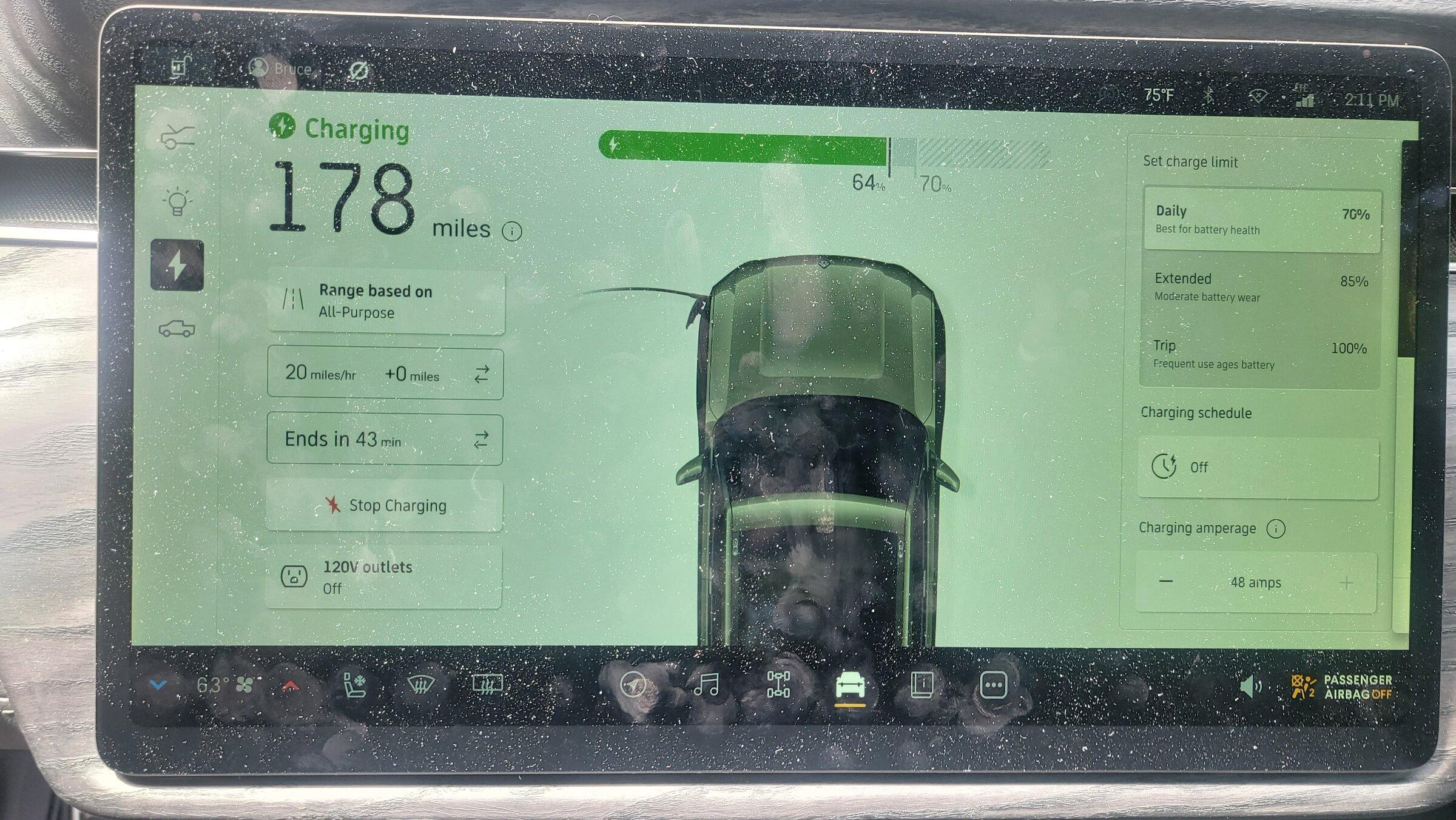 Rivian R1T R1S Consensus on Tesla adapter? 20220504_141115
