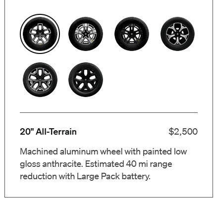Rivian R1T R1S Struggling with wheel choice 1651723656638