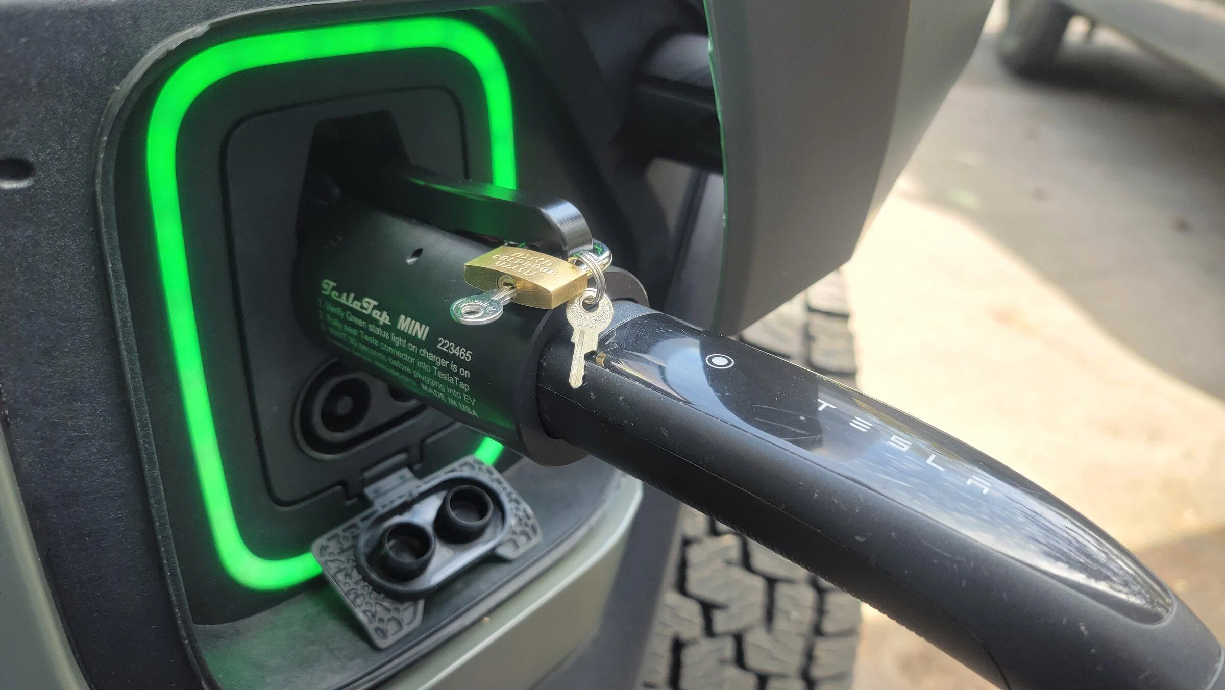 Rivian R1T R1S Consensus on Tesla adapter? 20220504_143532