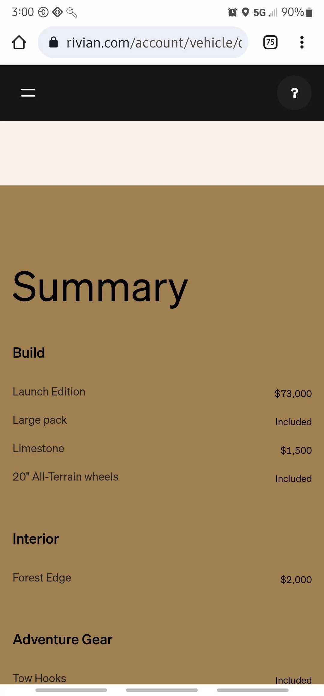 Rivian R1T R1S LIMESTONE R1T Photos Screenshot_20220505-150025_Chrom