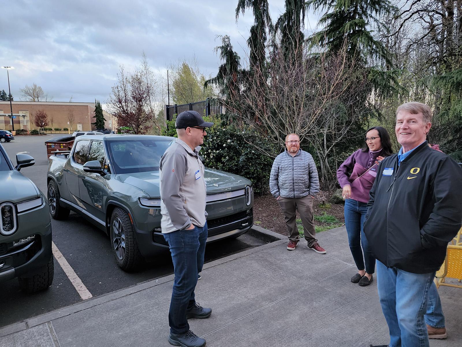 Rivian R1T R1S Northwest Rivian Roundup on Friday, May 13th Happy folk