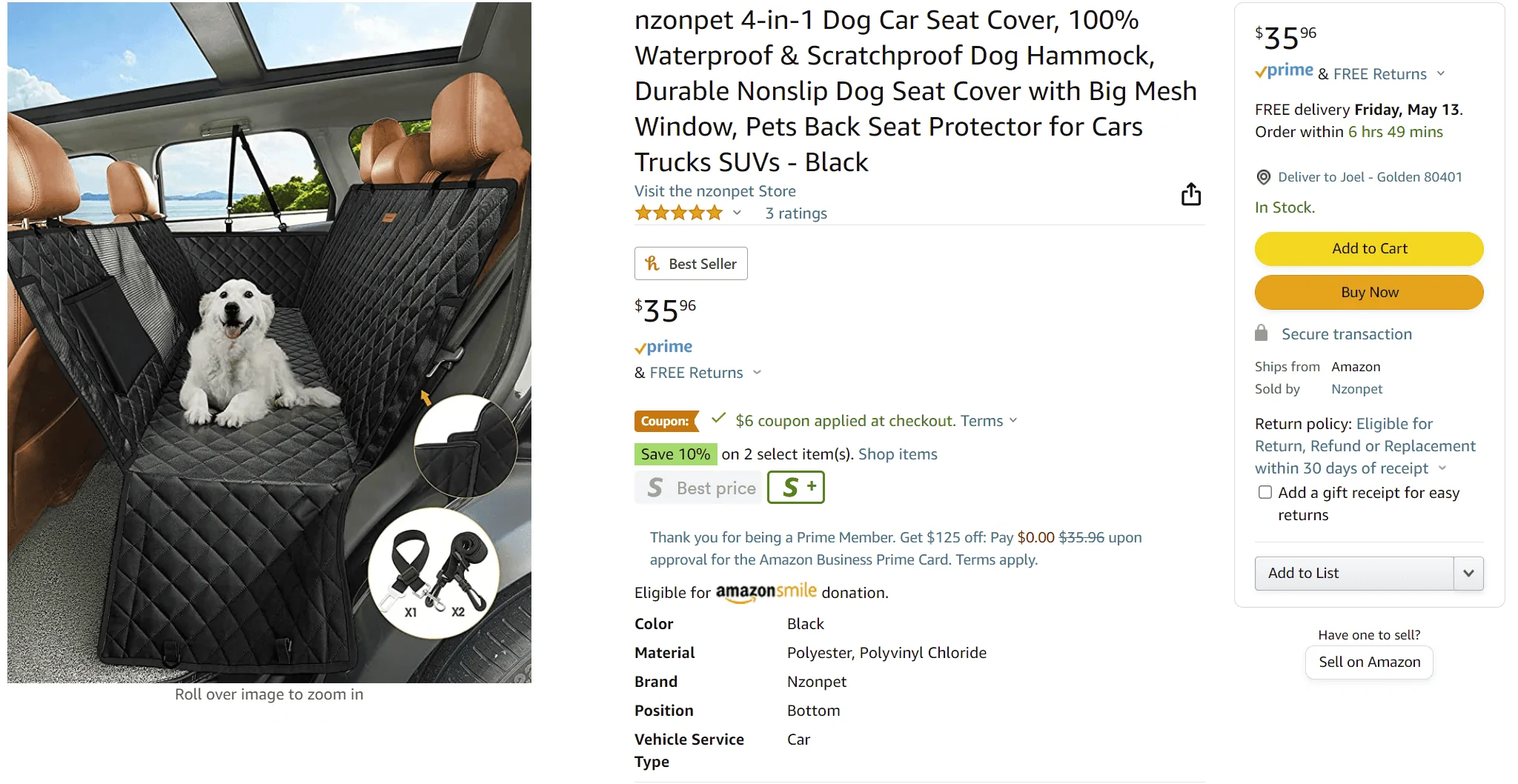 Rivian R1T R1S Dog Hammocks? 1652310705264