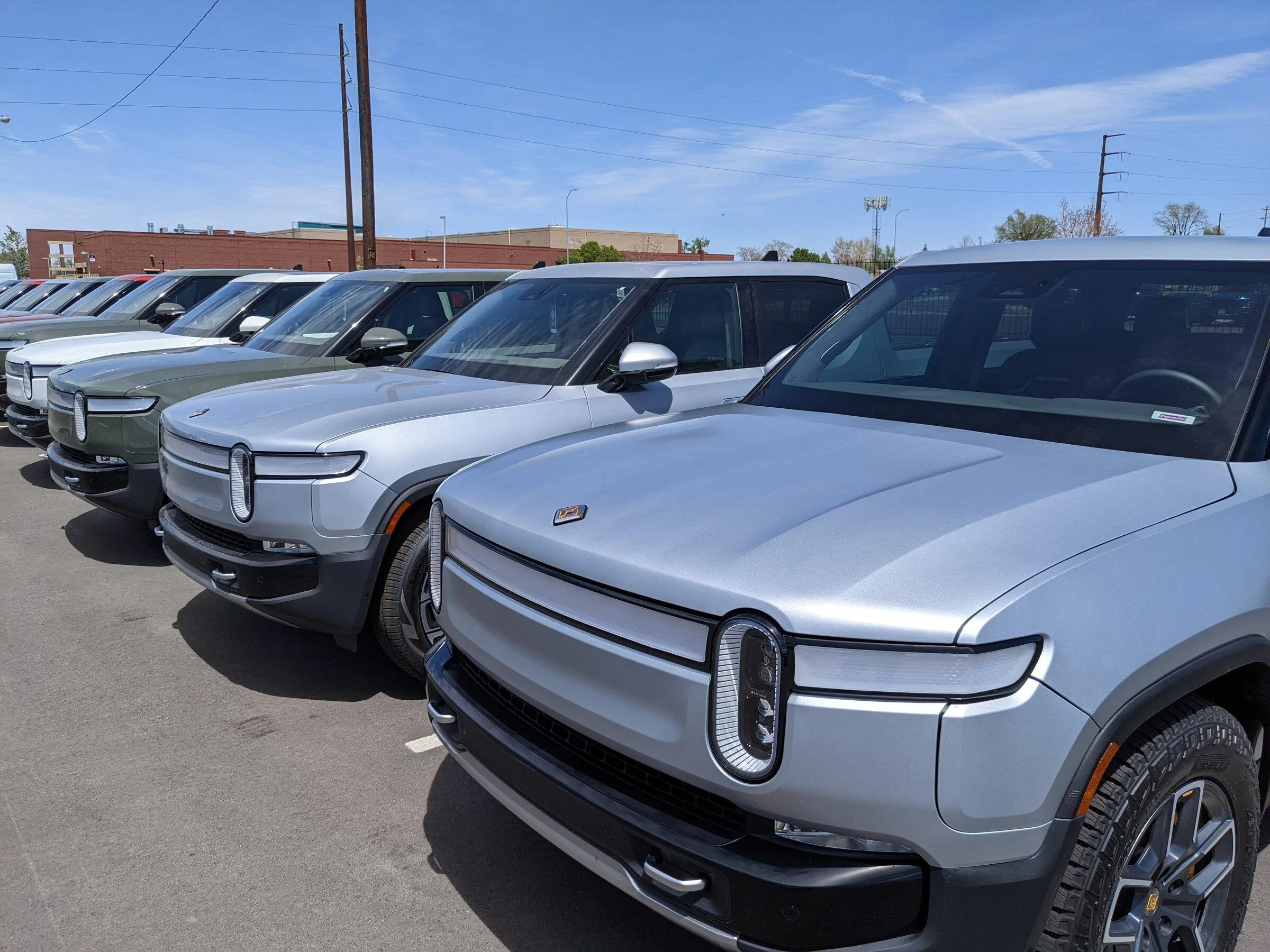 Rivian R1T R1S LA Silver R1T w/ XPEL Stealth PPF Wrap PXL_20220511_193315173