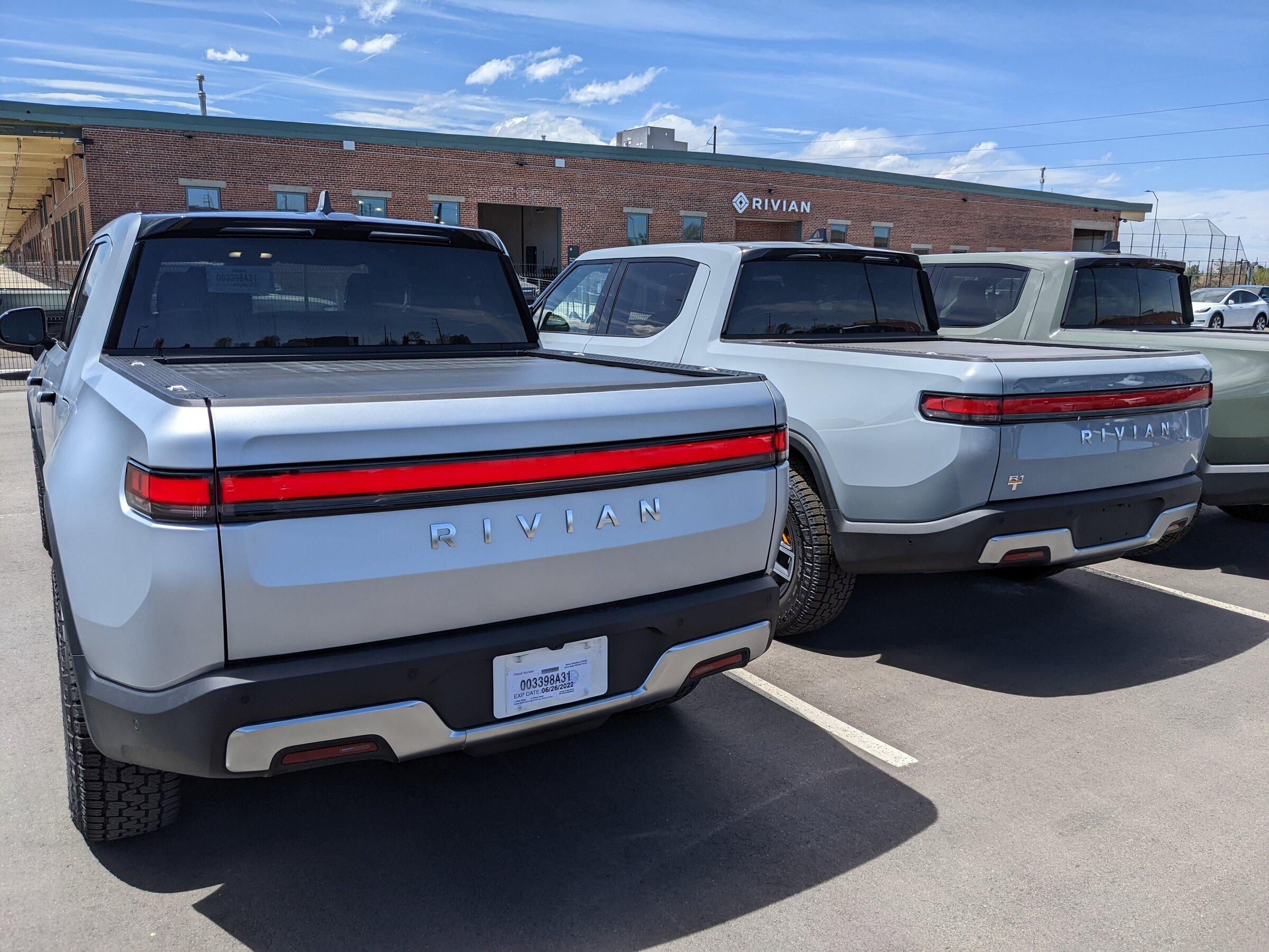 Rivian R1T R1S LA Silver R1T w/ XPEL Stealth PPF Wrap PXL_20220511_193548552
