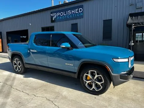 Rivian R1T R1S Progress pics of R1T paint correction, full front PPF, ceramic coat (exterior & interior), tint 3FDDAAF9-821A-4A2F-BD14-F5D584333617